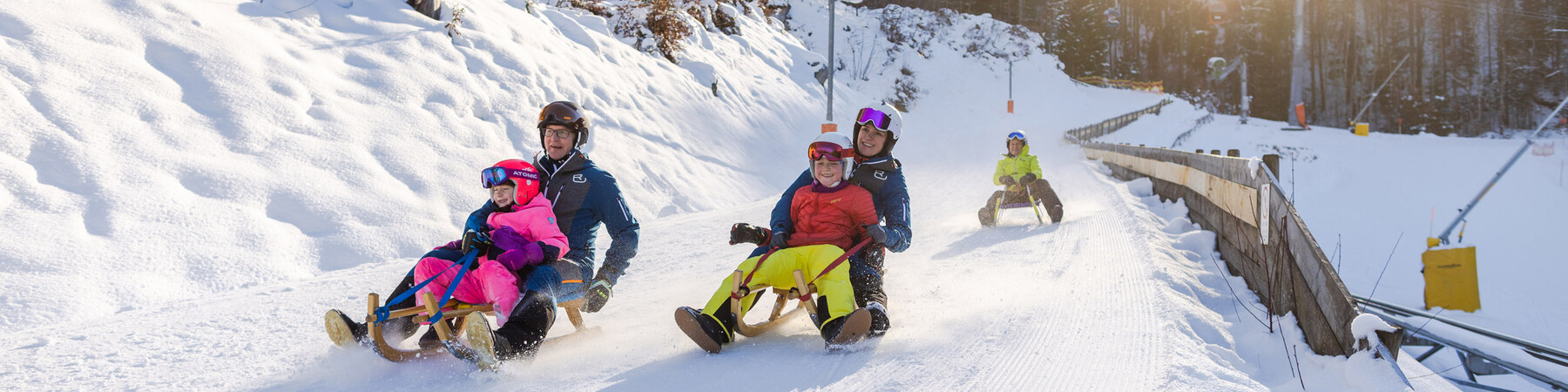Naturrodelbahn Golm im Montafon | © Golm Silvretta Luenersee Tourismus GmbH Bregenz, Stefan Kothner